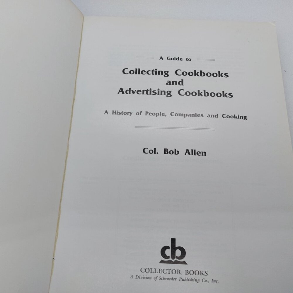 A Guide To Collecting Cookbooks by Colonel Bob Allen - Picture 2 of 13
